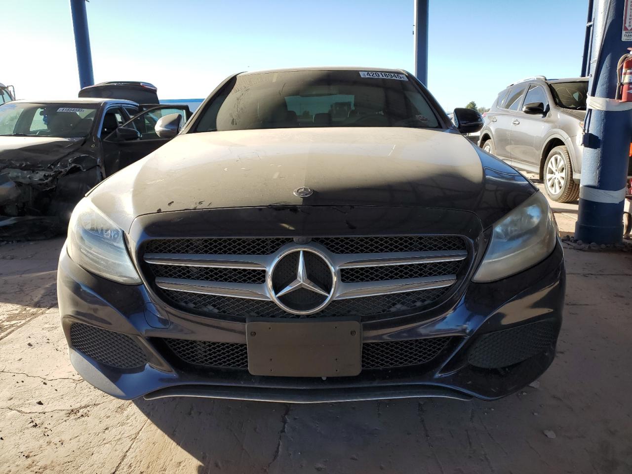 2017 Mercedes-Benz C-klasse VIN 55SWF4JB7HU188639 Copart auction photo, rear end damage thumbnail 5
