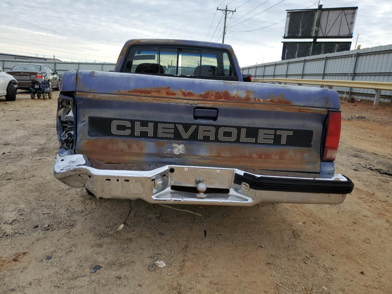 1991 Chevrolet S-10 Pickup VIN 1GCCS14R0M2245879 Copart auction photo, all over / undercarriage damage thumbnail 6