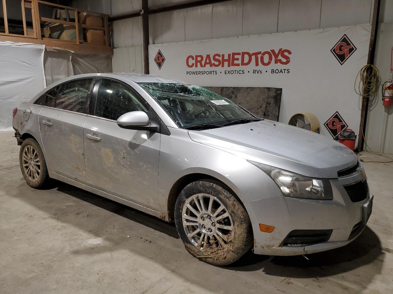 2012 Chevrolet Cruze VIN 1G1PK5SC8C7344550 Copart auction photo, all over damage thumbnail 4