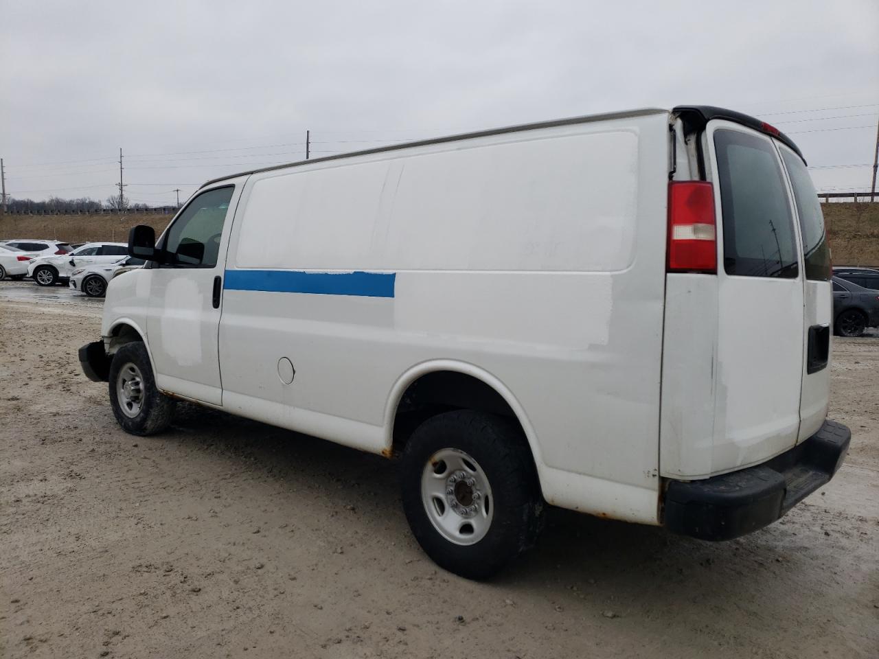 2010 Chevrolet Express VIN 1GCZGFDA3A1132562 Copart auction photo, front end / side damage thumbnail 2
