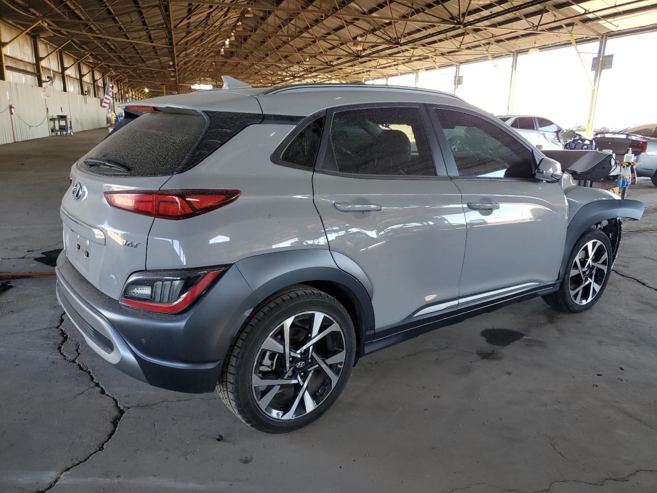 2023 Hyundai Kona VIN KM8K53A33PU010430 Copart auction photo, front end damage thumbnail 3
