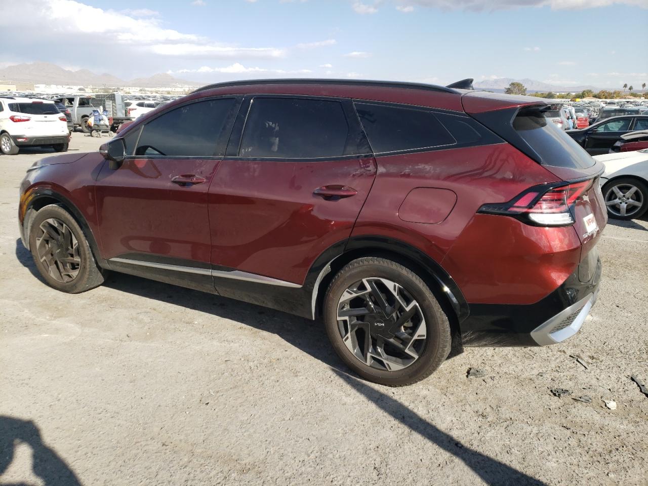 2023 KIA Sportage VIN 5XYK53AF2PG088987 Copart auction photo, rear end / side damage thumbnail 2