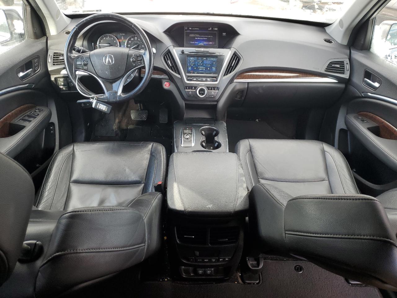 2017 Acura MDX VIN 5FRYD4H57HB013399 Copart auction photo, front end damage thumbnail 8