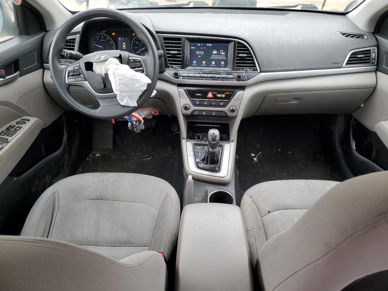 2018 Hyundai Elantra VIN 5NPD84LF7JH369864 Copart auction photo, front end damage thumbnail 8