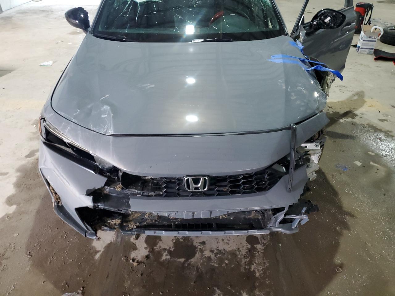 2025 Honda Civic VIN 2HGFE2F53SH548777 Copart auction photo, all over damage thumbnail 12