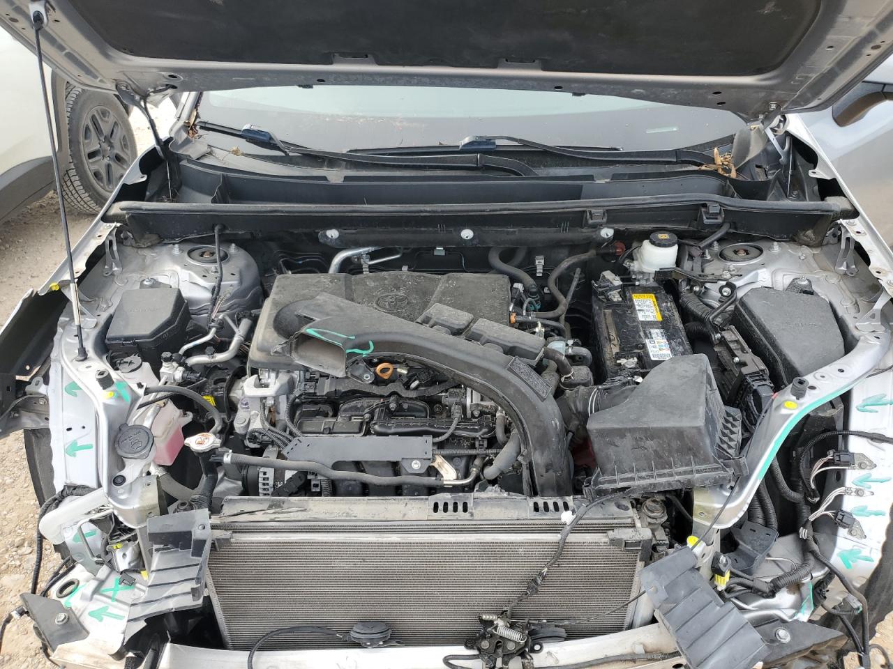 2020 Toyota RAV 4 VIN 2T3W1RFV7LW082775 Copart auction photo, front end damage thumbnail 12