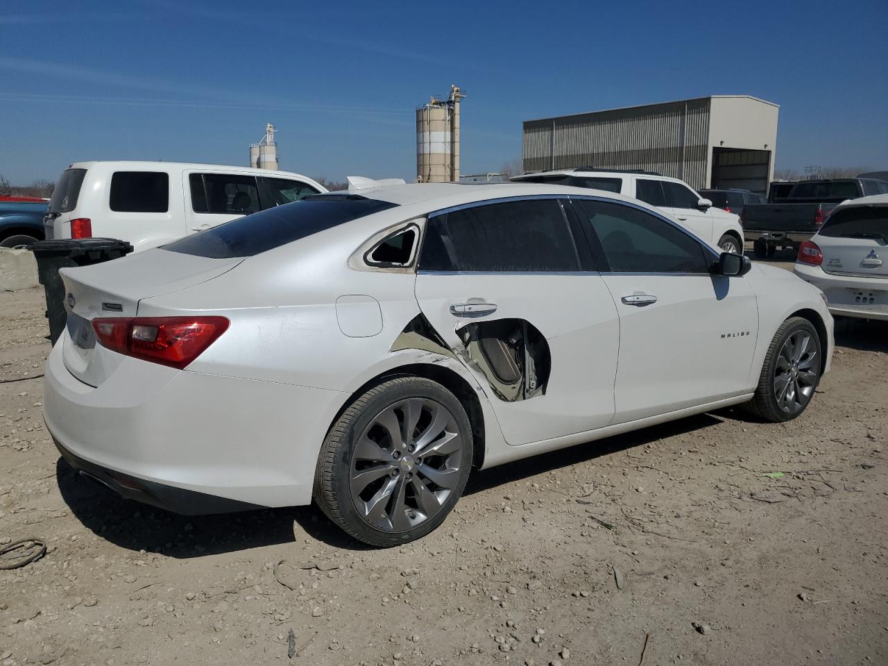 2016 Chevrolet Malibu VIN 1G1ZH5SXXGF335225 Copart auction photo, side damage thumbnail 3