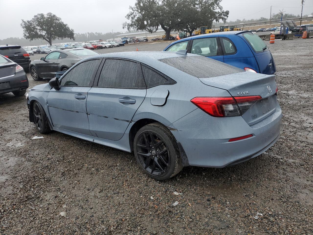 2023 Honda Civic VIN 2HGFE2F56PH543841 Copart auction photo, front end / side damage thumbnail 2