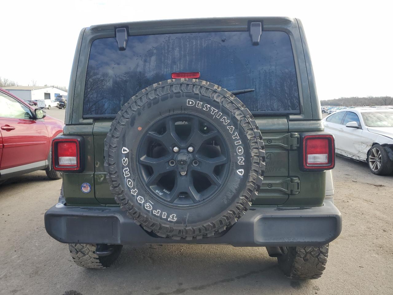2021 Jeep Wrangler VIN 1C4HJXDN8MW558843 Copart auction photo, front end damage thumbnail 6