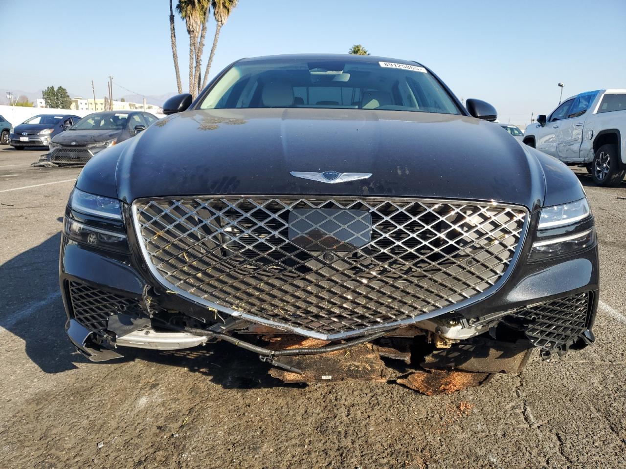 2024 Genesis G80 VIN KMTGA4SC9RU219198 Copart auction photo, front end / undercarriage damage thumbnail 5