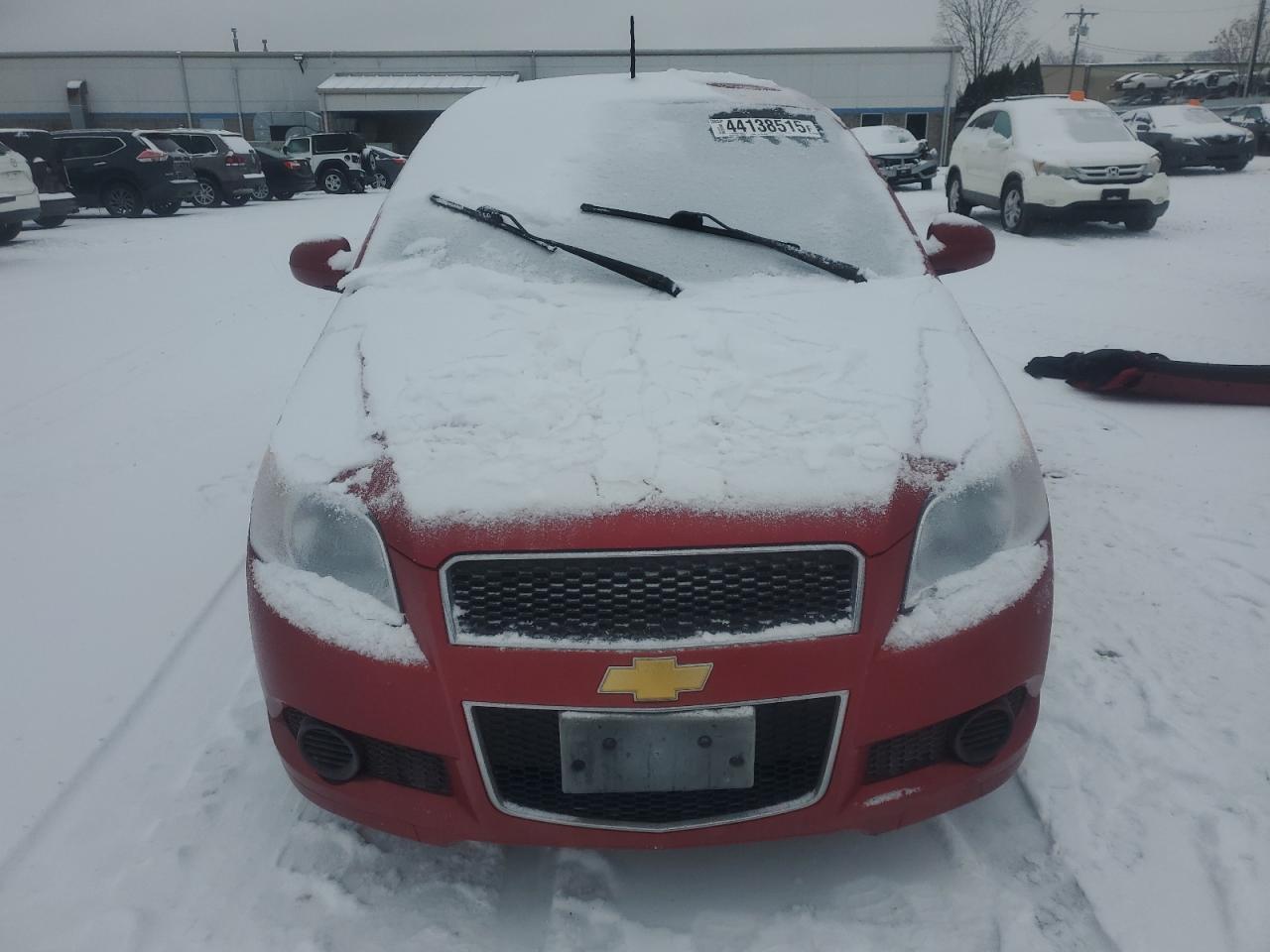 2009 Chevrolet Aveo VIN KL1TD66E39B618851 Copart auction photo, rear end damage thumbnail 5