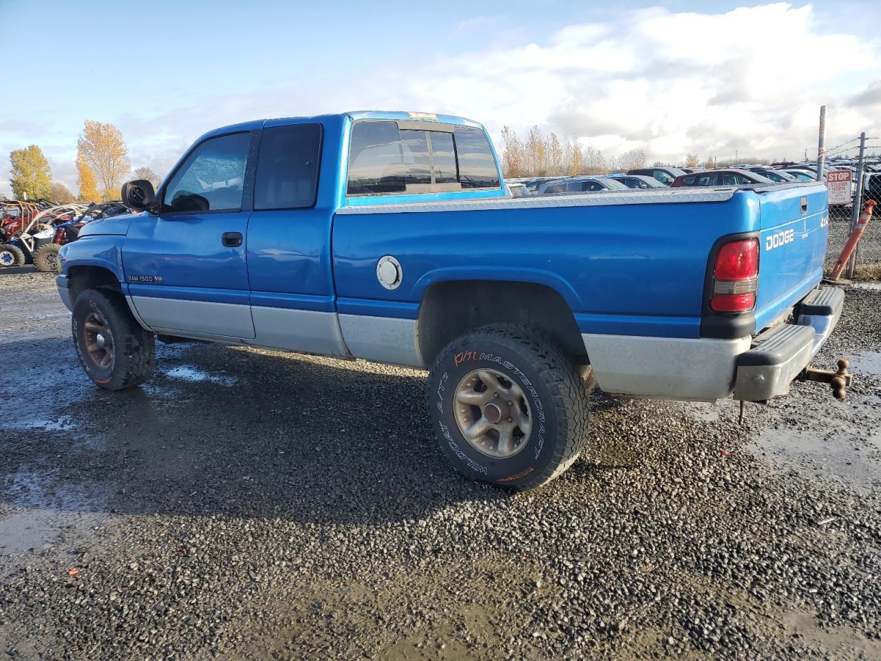 1998 Dodge RAM VIN 3B7HF12Y8WG133281 Copart auction photo, all over damage thumbnail 2