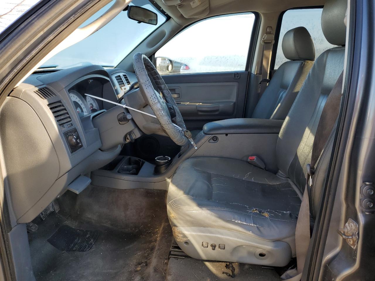 2006 Dodge Dakota VIN 1D7HW48K46S624630 Copart auction photo, rear end damage thumbnail 7
