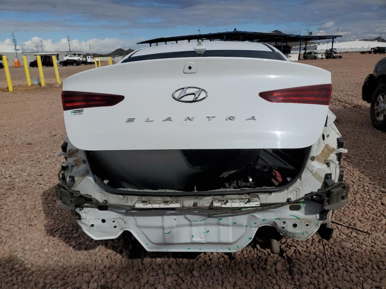 2019 Hyundai Elantra VIN 5NPD84LF3KH442181 Copart auction photo, rear end / front end damage thumbnail 6