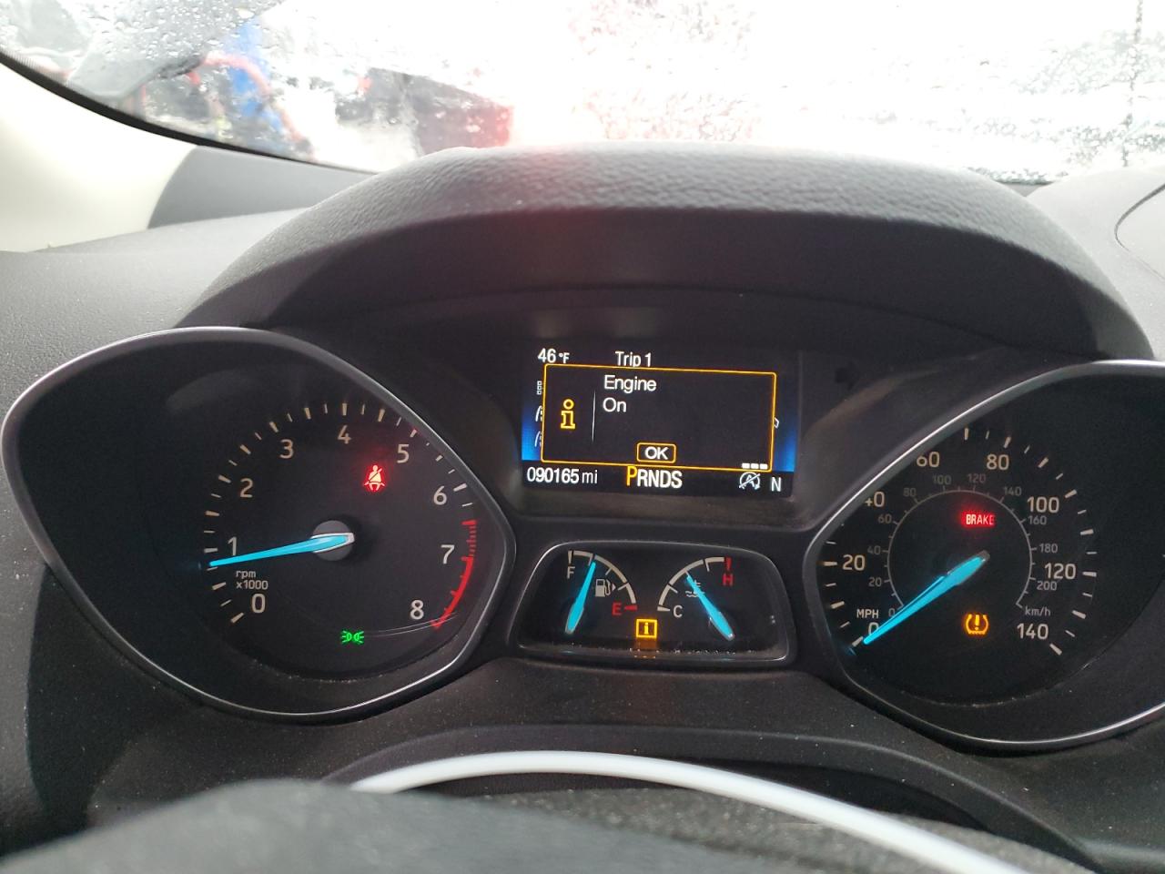 2017 Ford Escape VIN 1FMCU9GD9HUC41666 Copart auction photo, front end / undercarriage damage thumbnail 9