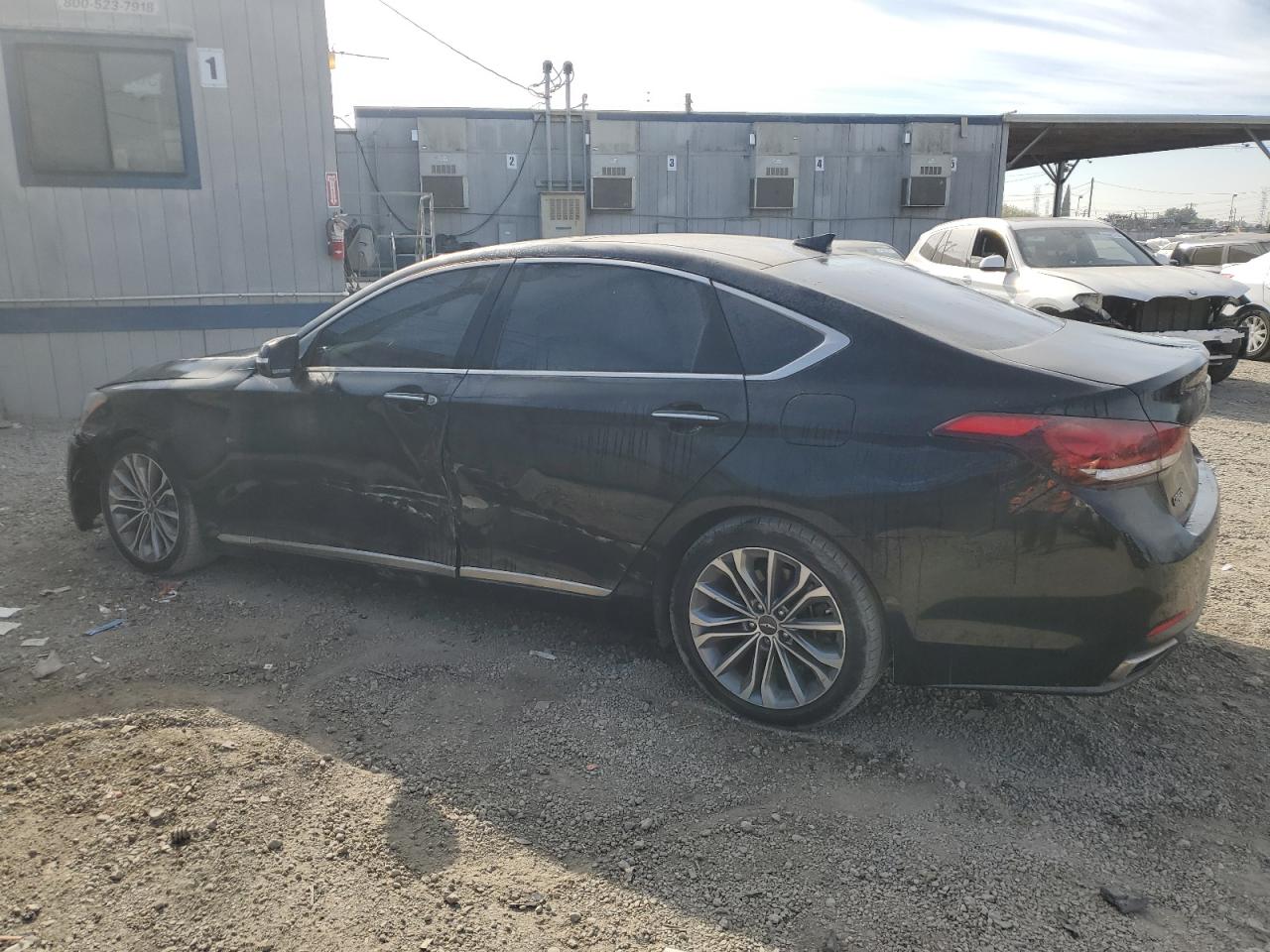 2016 Hyundai Genesis VIN KMHGN4JE2GU139336 Copart auction photo, front end damage thumbnail 2