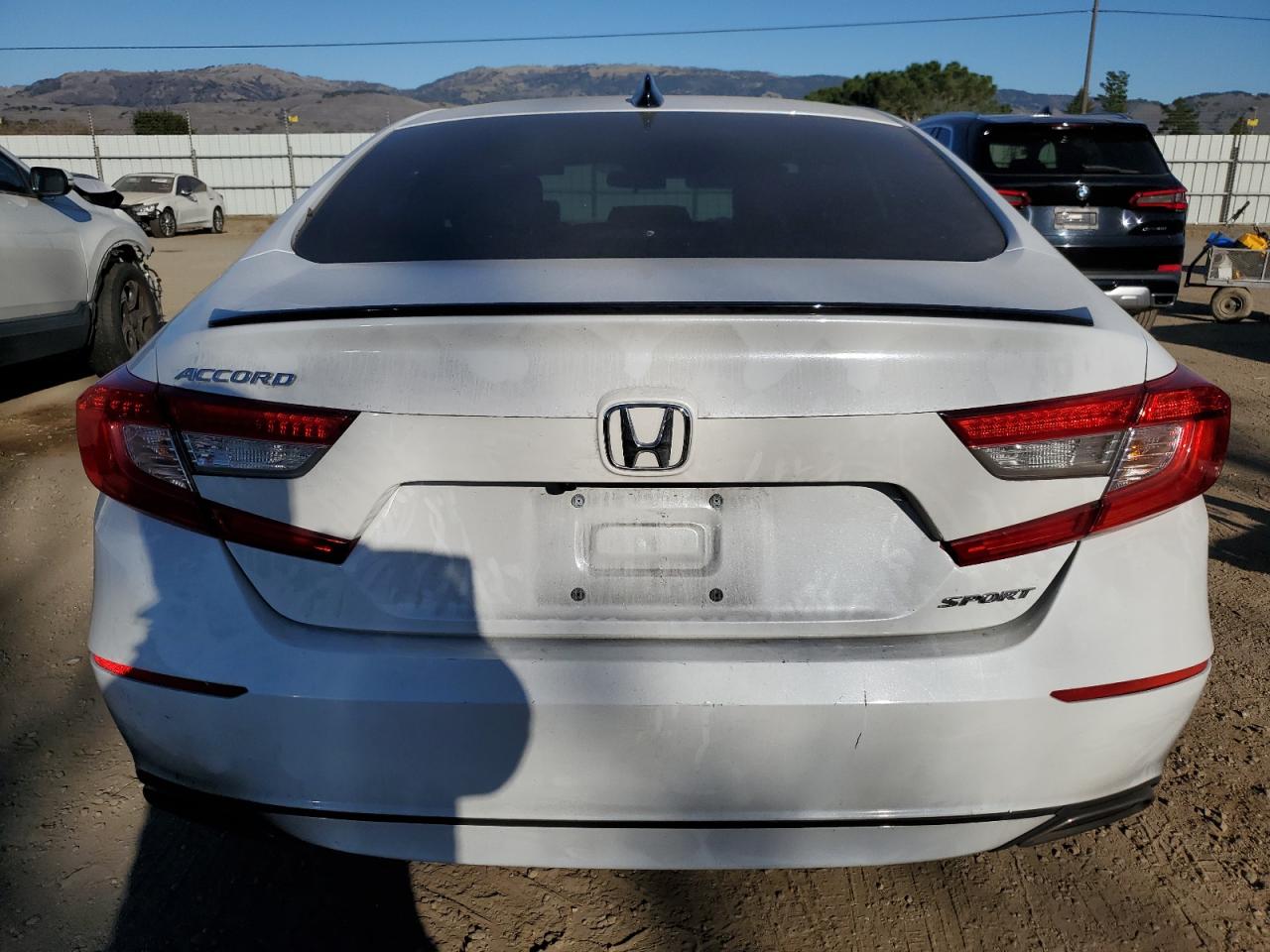 2022 Honda Accord VIN 1HGCV1F30NA116629 Copart auction photo, all over damage thumbnail 6