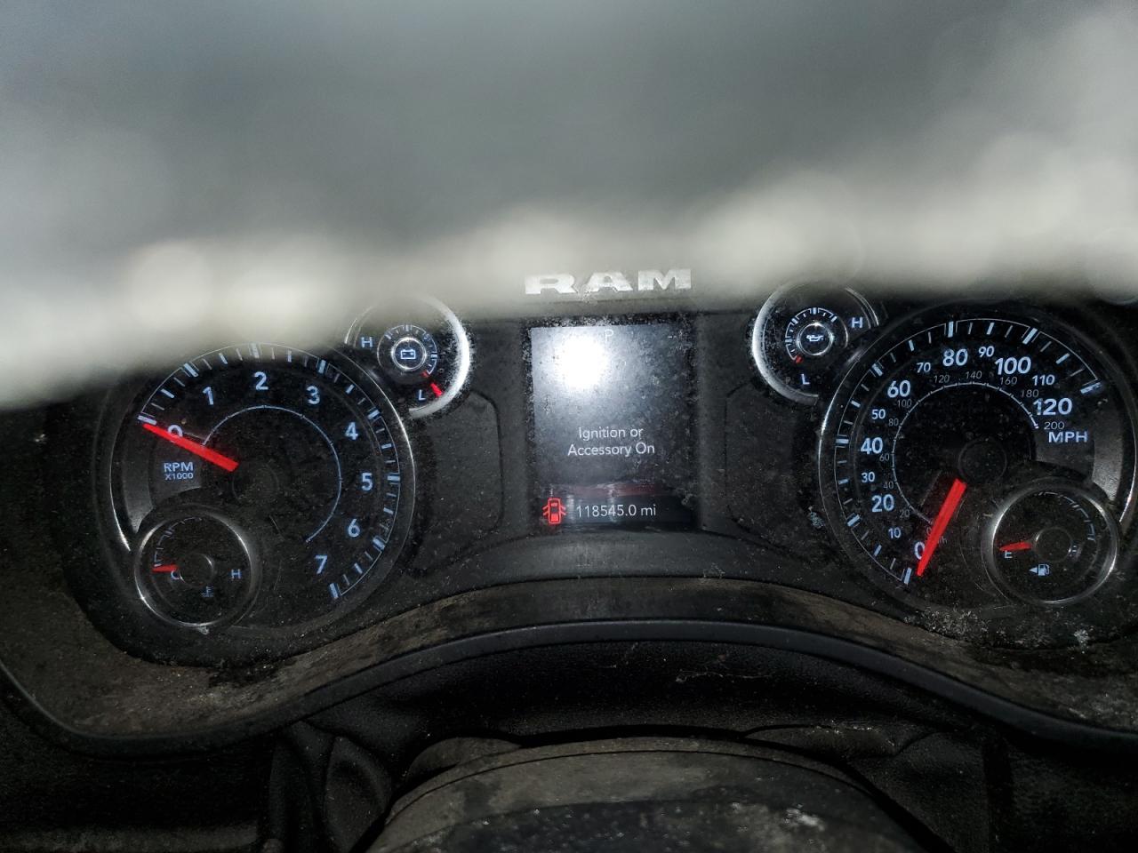 2019 RAM 1500 VIN 1C6SRFMT5KN607949 Copart auction photo, rollover / mechanical damage thumbnail 9