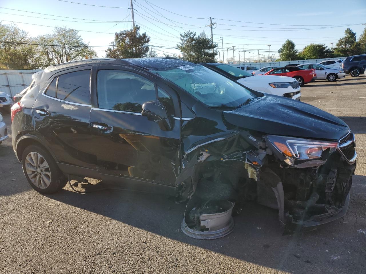 2017 Buick Encore VIN KL4CJASBXHB022046 Copart auction photo, all over / undercarriage damage thumbnail 4