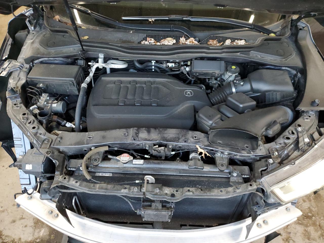2020 Acura MDX VIN 5J8YD4H53LL004689 Copart auction photo, front end / side damage thumbnail 12