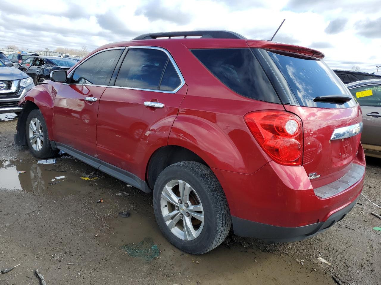 2015 Chevrolet Equinox VIN 2GNFLFEK2F6259112 Copart auction photo, front end / rear end damage thumbnail 2