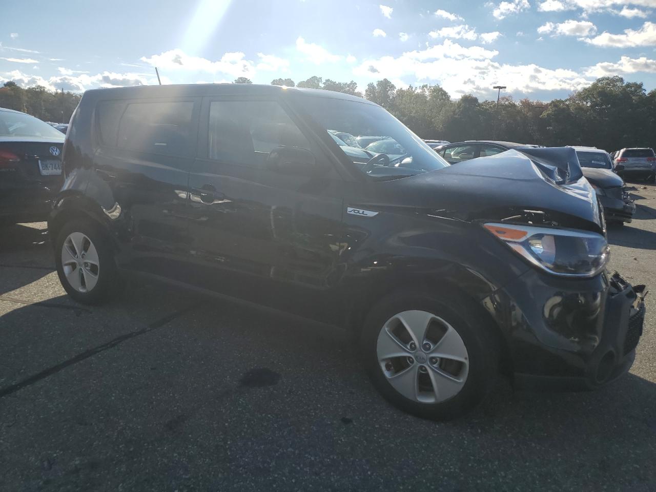2016 KIA Soul VIN KNDJN2A2XG7362033 Copart auction photo, front end / minor dent/scratches damage thumbnail 4