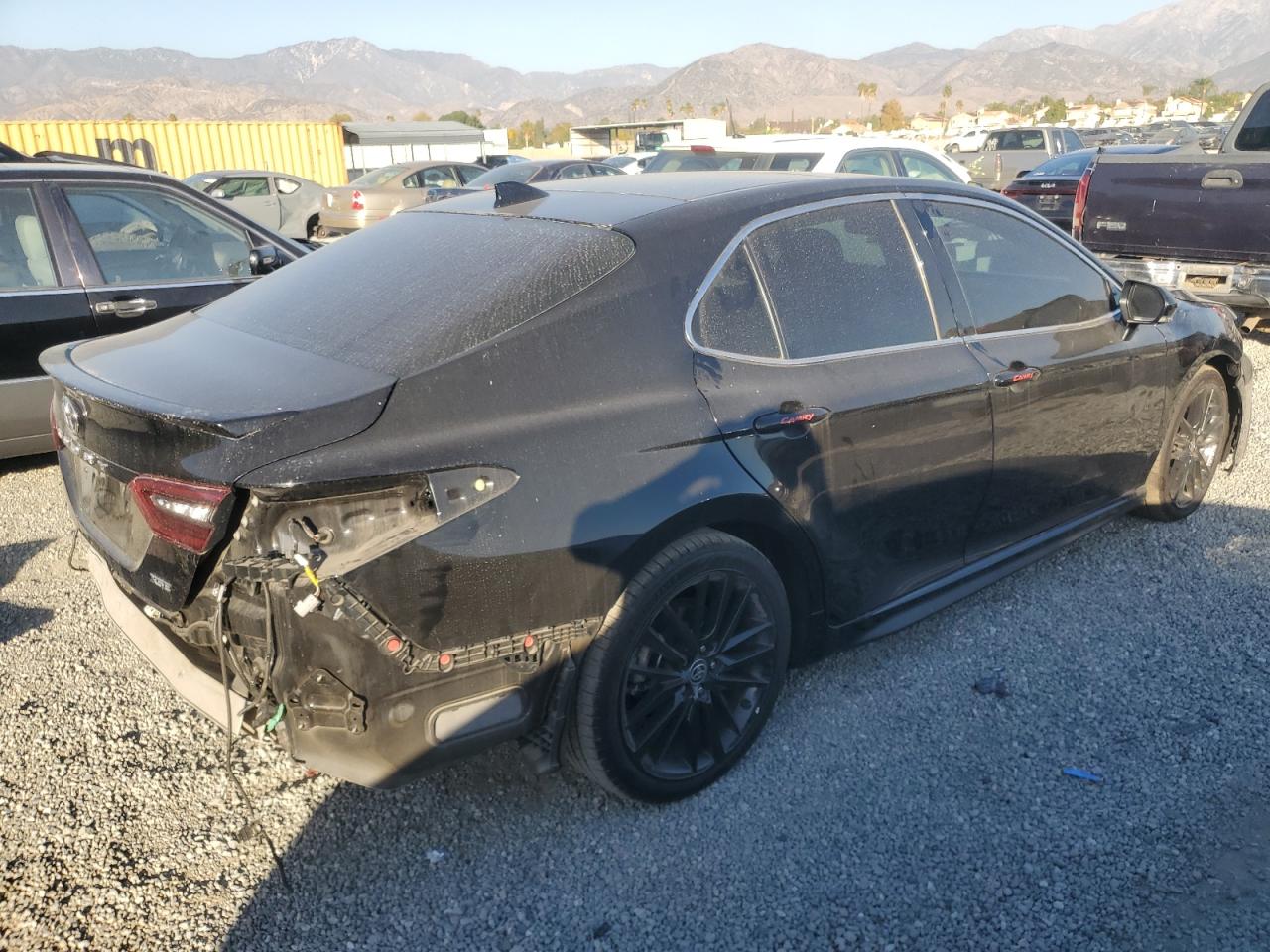2021 Toyota Camry VIN 4T1KZ1AK0MU047687 Copart auction photo, all over damage thumbnail 3
