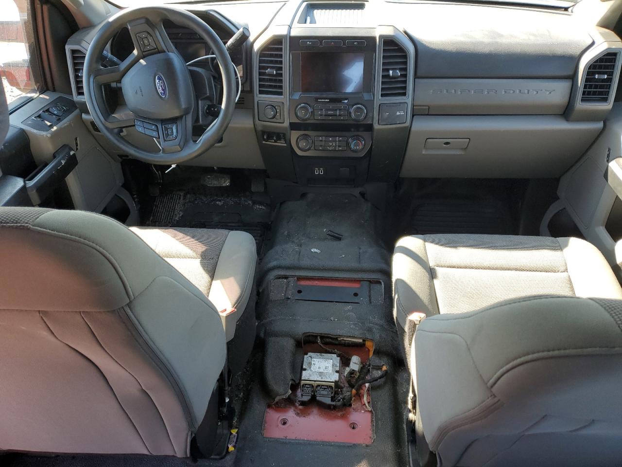 2019 Ford F250 VIN 1FT7W2B64KED85479 Copart auction photo, front end / rear end damage thumbnail 8