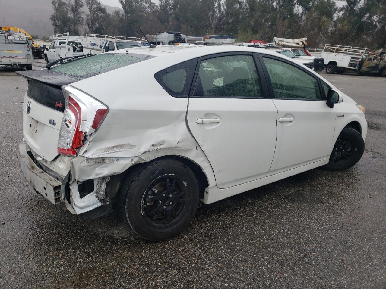 2014 Toyota Prius VIN JTDKN3DU7E0389106 Copart auction photo, rear end damage thumbnail 3