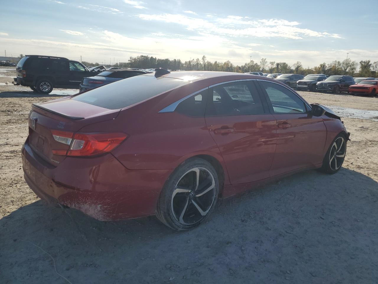 2021 Honda Accord VIN 1HGCV1F36MA097986 Copart auction photo, all over damage thumbnail 3