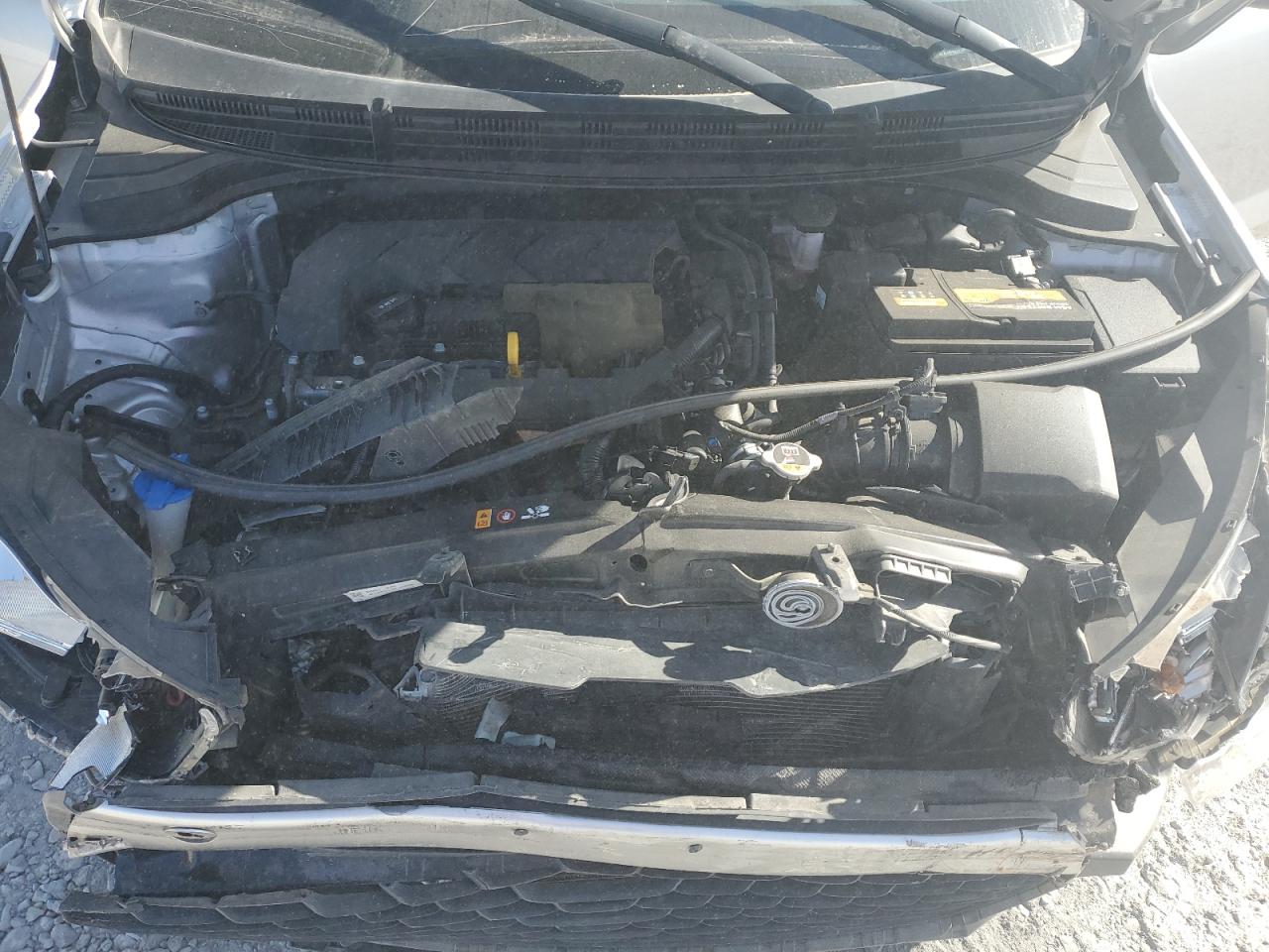 2020 KIA Rio VIN 3KPA24AD9LE296588 Copart auction photo, front end damage thumbnail 12