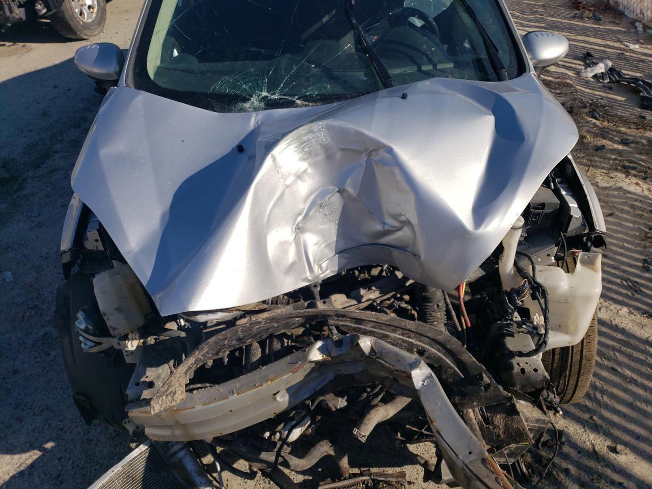 2015 Ford Fiesta VIN 3FADP4BJ1FM139169 Copart auction photo, front end damage thumbnail 12