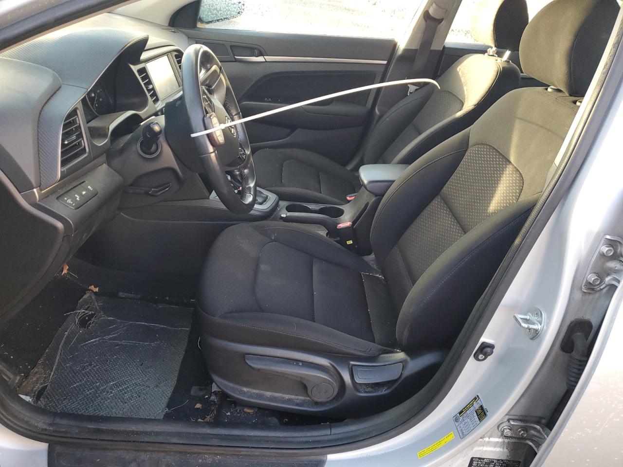 2019 Hyundai Elantra VIN KMHD84LF6KU887967 Copart auction photo, front end damage thumbnail 7