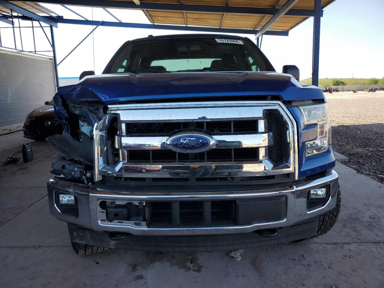 2017 Ford F-150 VIN 1FTEW1EP1HKC83766 Copart auction photo, front end / side damage thumbnail 5