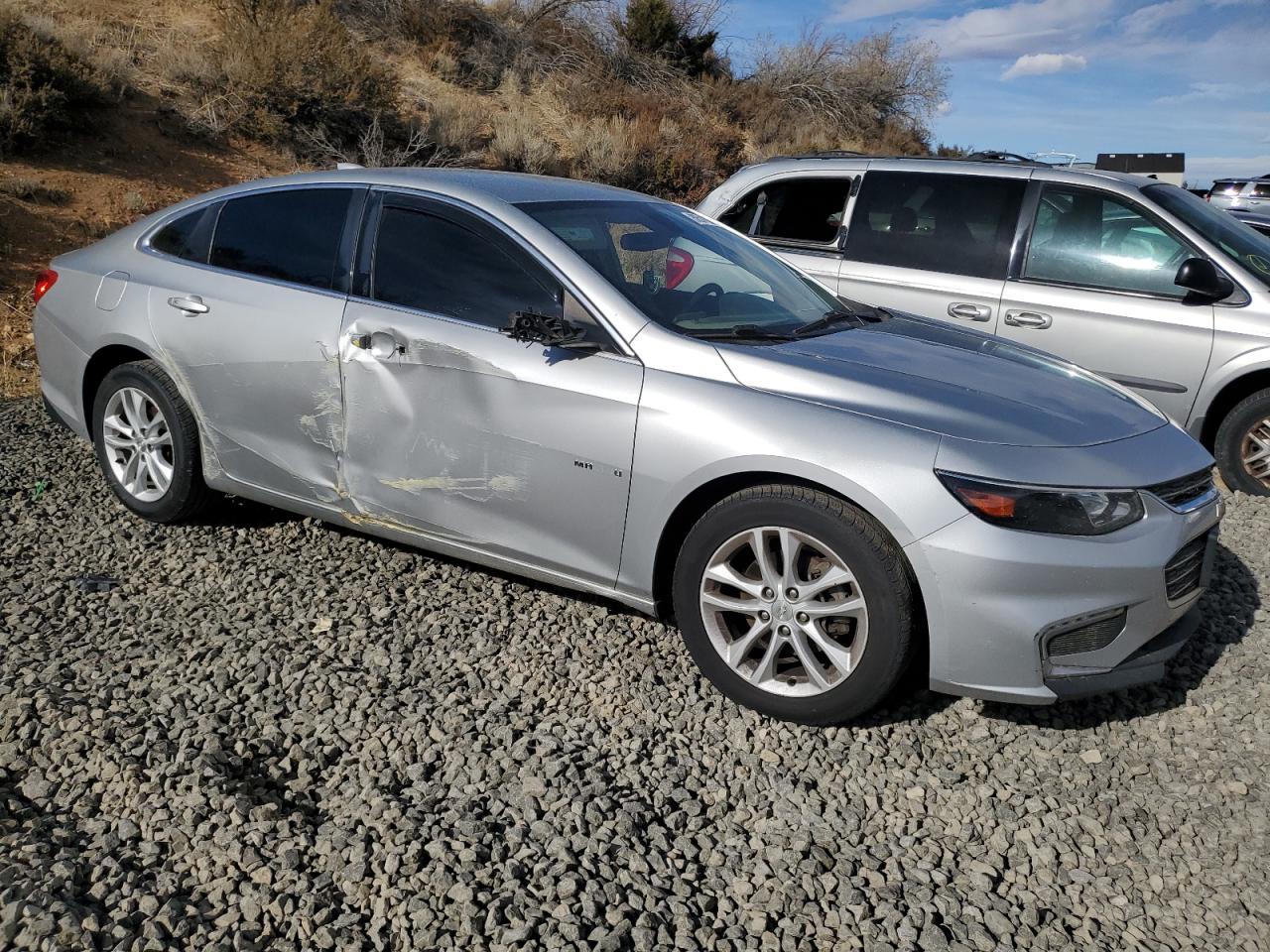 2017 Chevrolet Malibu VIN 1G1ZE5ST1HF129539 Copart auction photo, side damage thumbnail 4