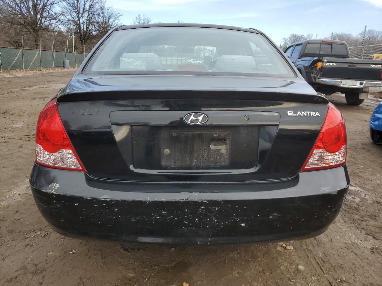 2006 Hyundai Elantra VIN KMHDN46DX6U354805 Copart auction photo, all over / side damage thumbnail 6