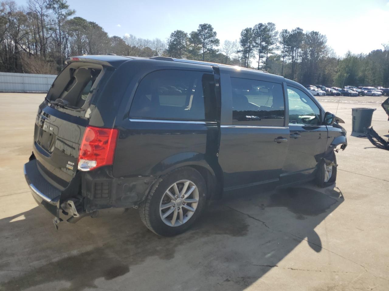 2019 Dodge Caravan VIN 2C4RDGCG5KR749415 Copart auction photo, all over damage thumbnail 3