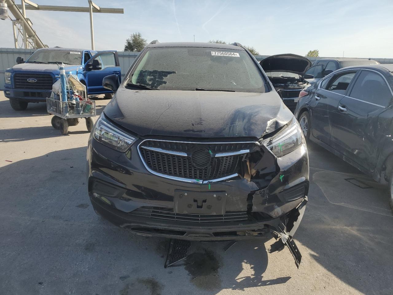 2022 Buick Encore VIN KL4CJESMXNB559651 Copart auction photo, frame damage / front end damage thumbnail 5