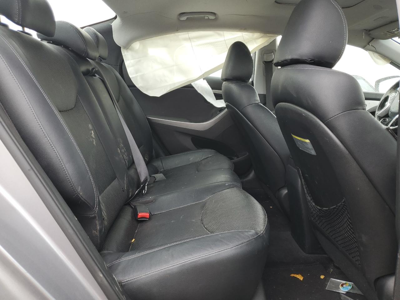 2012 Hyundai Elantra VIN KMHDH4AE2CU462340 Copart auction photo, front end / side damage thumbnail 10