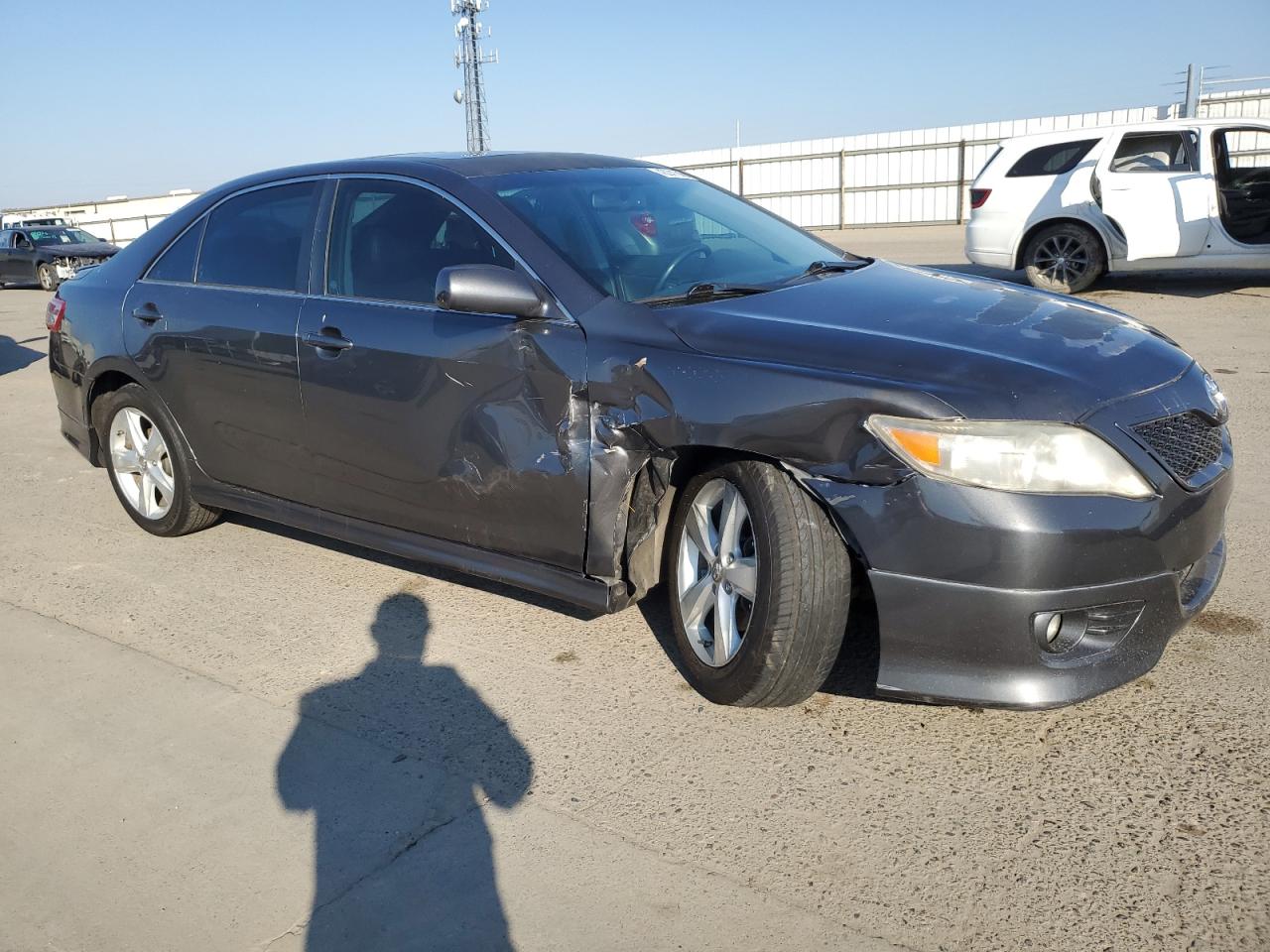 2011 Toyota Camry VIN 4T1BF3EK1BU227434 Copart auction photo, front end / side damage thumbnail 4