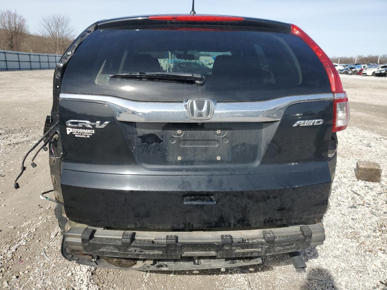 2016 Honda CR-V VIN 5J6RM4H58GL107240 Copart auction photo, front end / rear end damage thumbnail 6