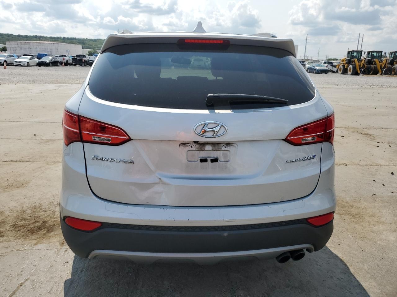 2014 Hyundai Santa Fe VIN 5XYZU3LA0EG182074 Copart auction photo, all over damage thumbnail 6