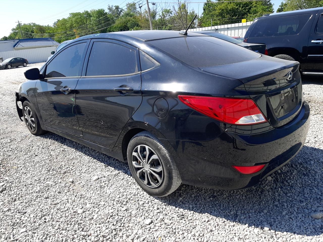 2017 Hyundai Accent VIN KMHCT4AE8HU338896 Copart auction photo, front end damage thumbnail 2
