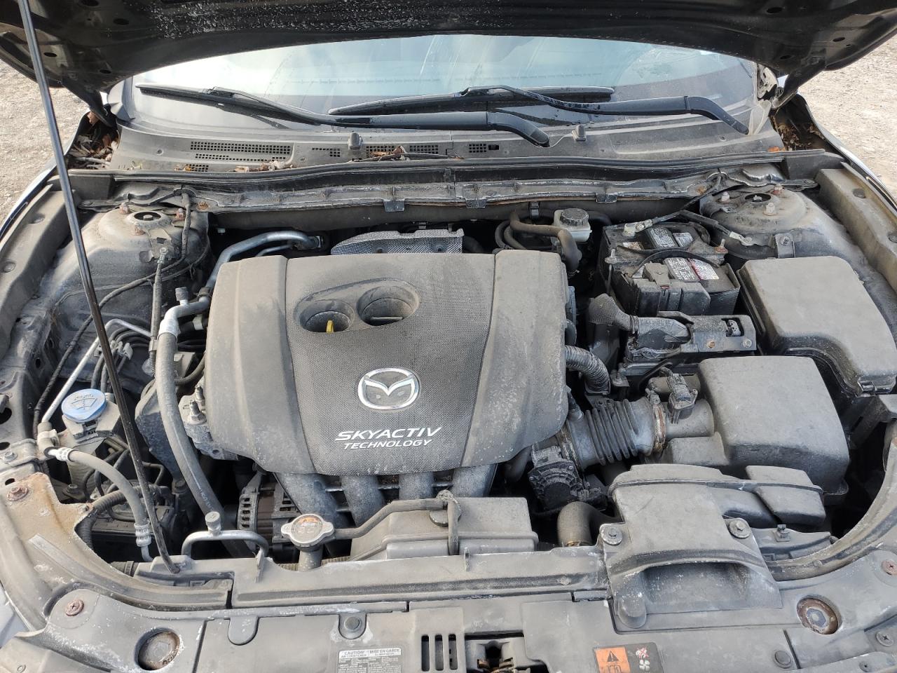 2016 Mazda 3 VIN JM1BM1U75G1342221 Copart auction photo, rear end / top/roof damage thumbnail 11