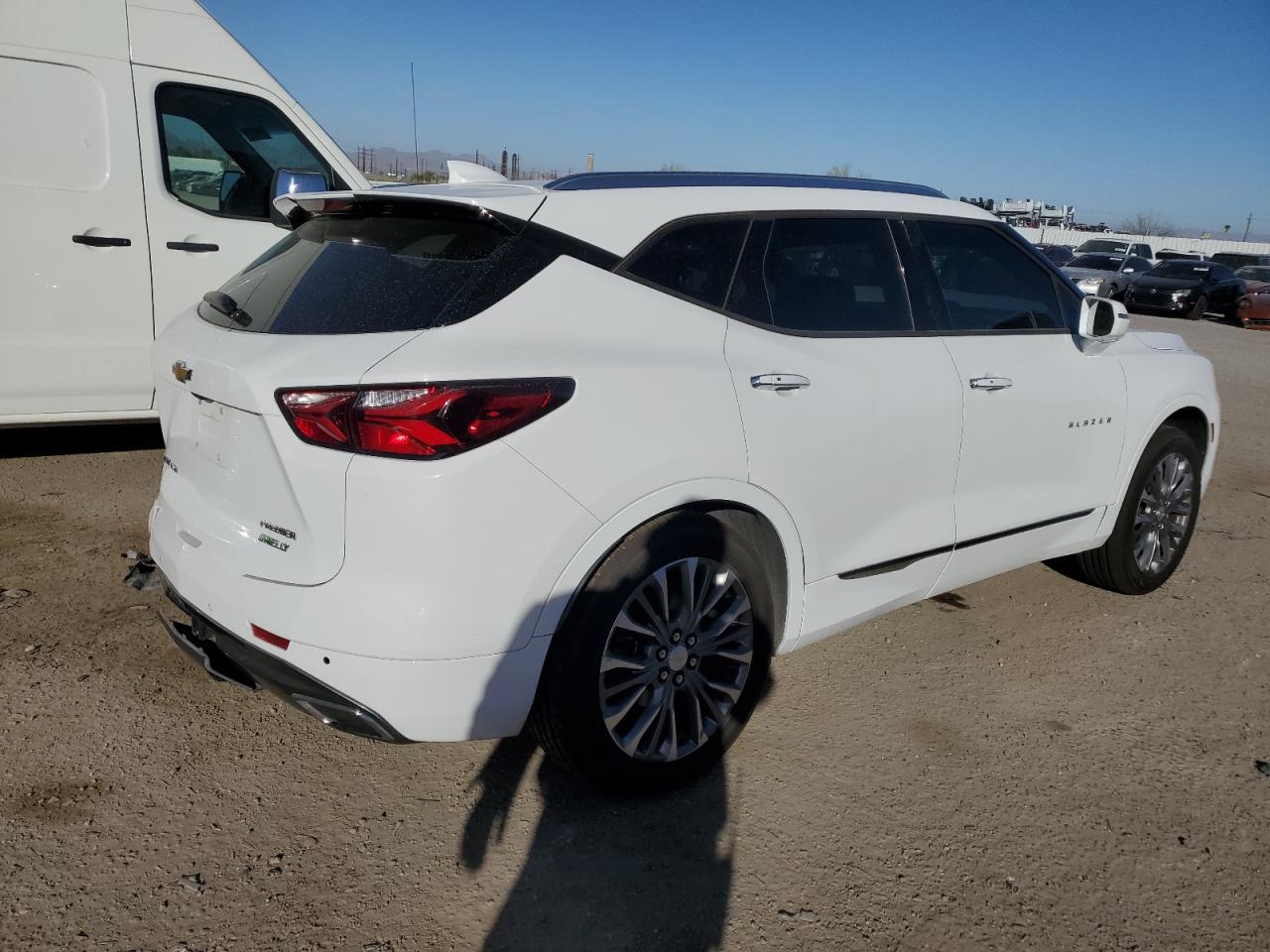 2019 Chevrolet Blazer VIN 3GNKBKRS2KS664130 Copart auction photo, rear end / undercarriage damage thumbnail 3
