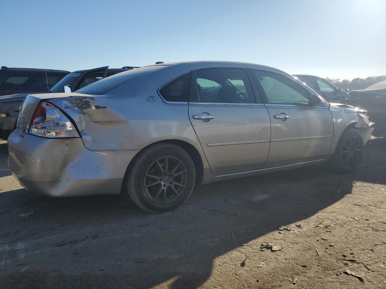 2008 Chevrolet Impala VIN 2G1WU583481236377 Copart auction photo, front end / side damage thumbnail 3