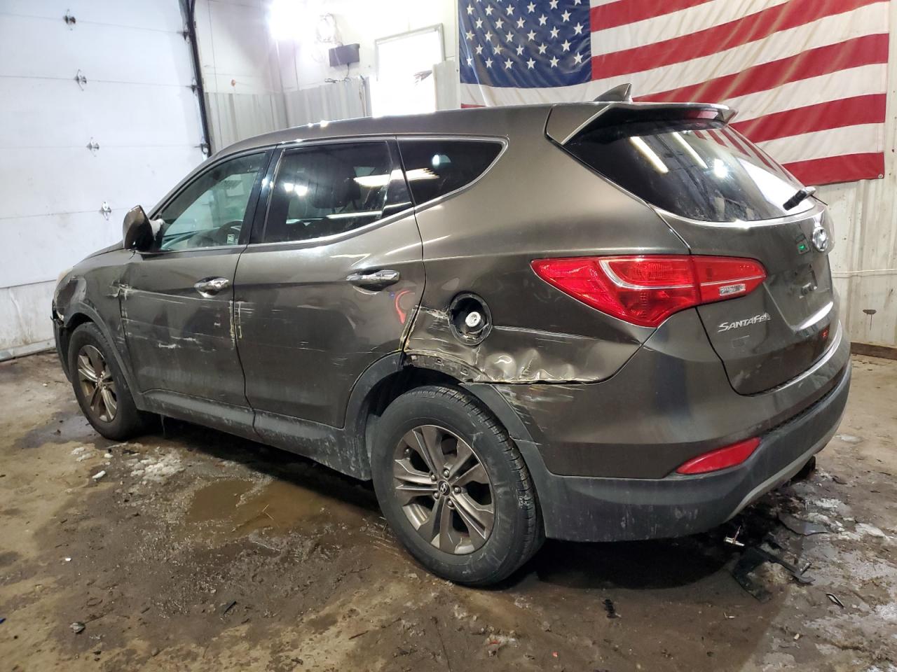 2013 Hyundai Santa Fe VIN 5XYZTDLB7DG024928 Copart auction photo, side / minor dent/scratches damage thumbnail 2