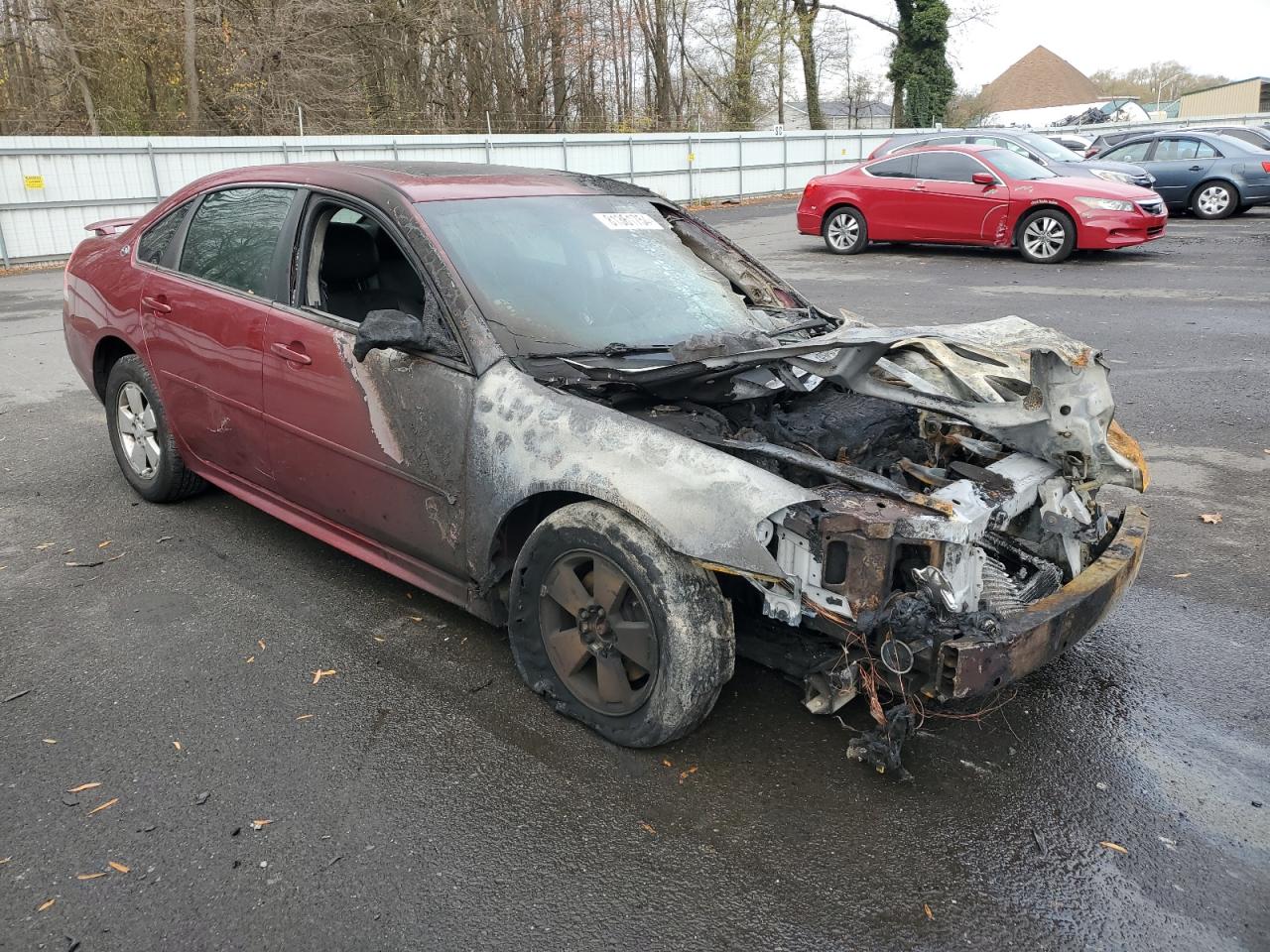2009 Chevrolet Impala VIN 2G1WT57N291249524 Copart auction photo, burn - engine damage thumbnail 4