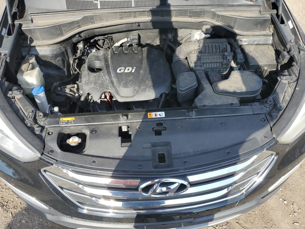 2013 Hyundai Santa Fe VIN 5XYZUDLB7DG102671 Copart auction photo, front end damage thumbnail 12