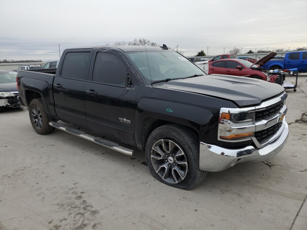2018 Chevrolet Silverado VIN 3GCPCREC0JG281744 Copart auction photo, front end damage thumbnail 4